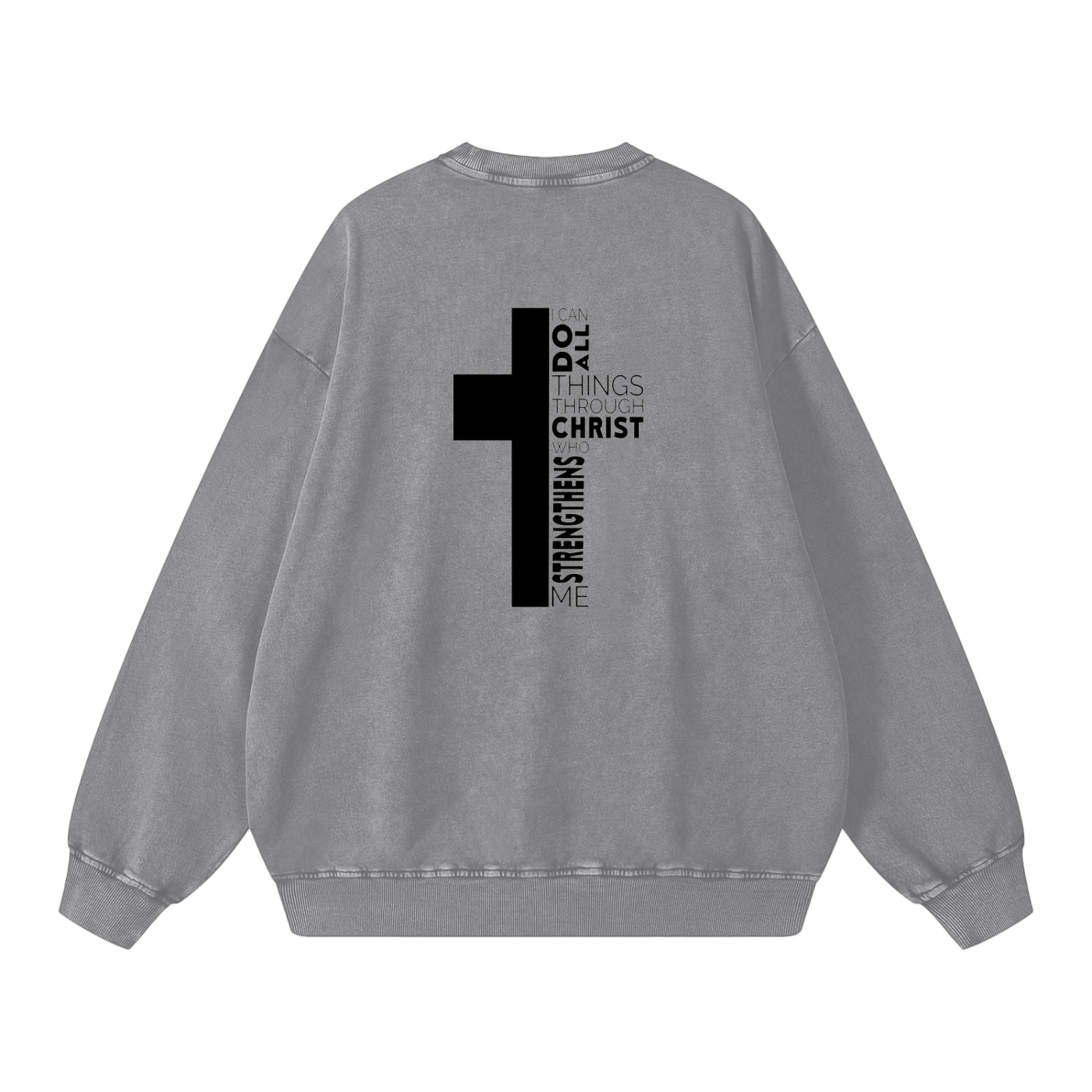 GOAT Snow Washed Oversized Sweatshirt