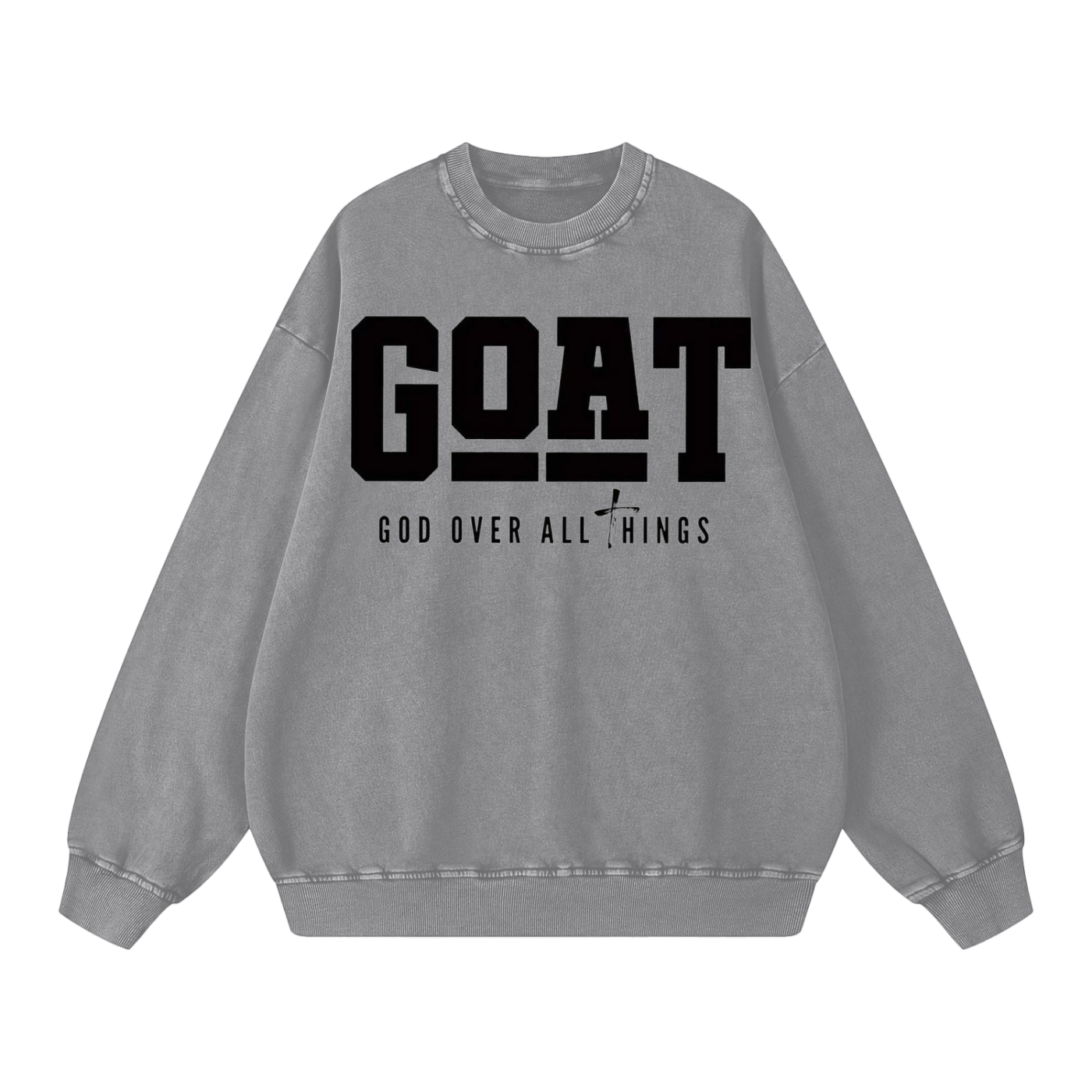 GOAT Snow Washed Oversized Sweatshirt